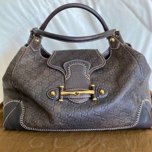Gucci XL Pelham Horsebit leather bag